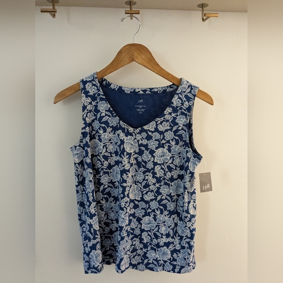 NWT J Jill Floral Tank - Picture 2 of 5